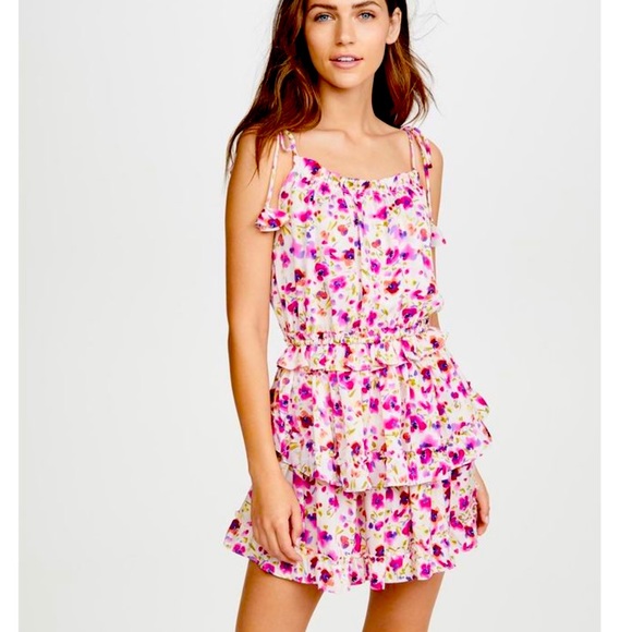 Misa Los Angeles Dresses & Skirts - MISA Los Angeles Eliana floral tiered dress, sz M